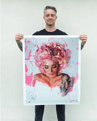 Image 2 of EXTREMELY LIMITED HAND EMBELISHED 'CANDY FLOSS' Giclee Print