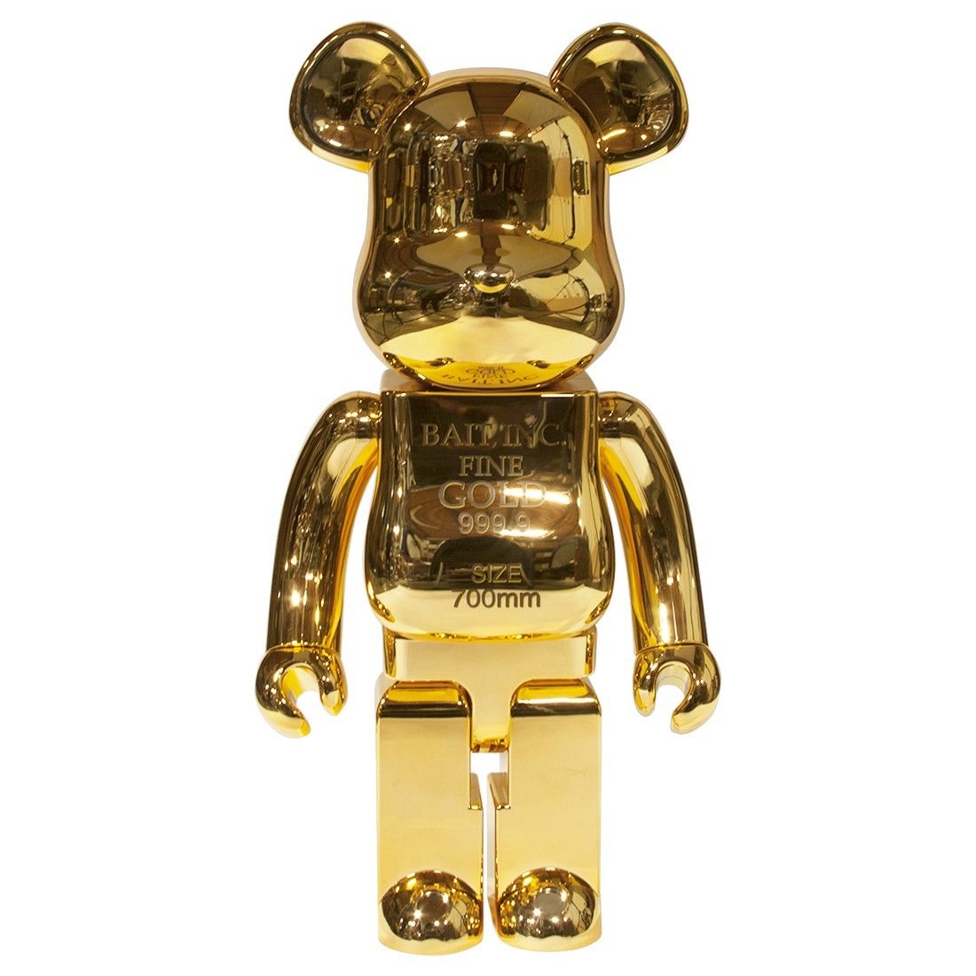 Bait Be Rbrick Gold Bar 1000 Bearbrick Medicom Toy Limited And Very Rare Xclusive Af