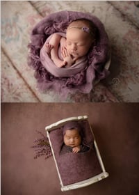 Image 4 of Mauve Wool Felted Layer - thicker