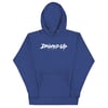 Dripped Up Unisex Hoodie (Blue/White)