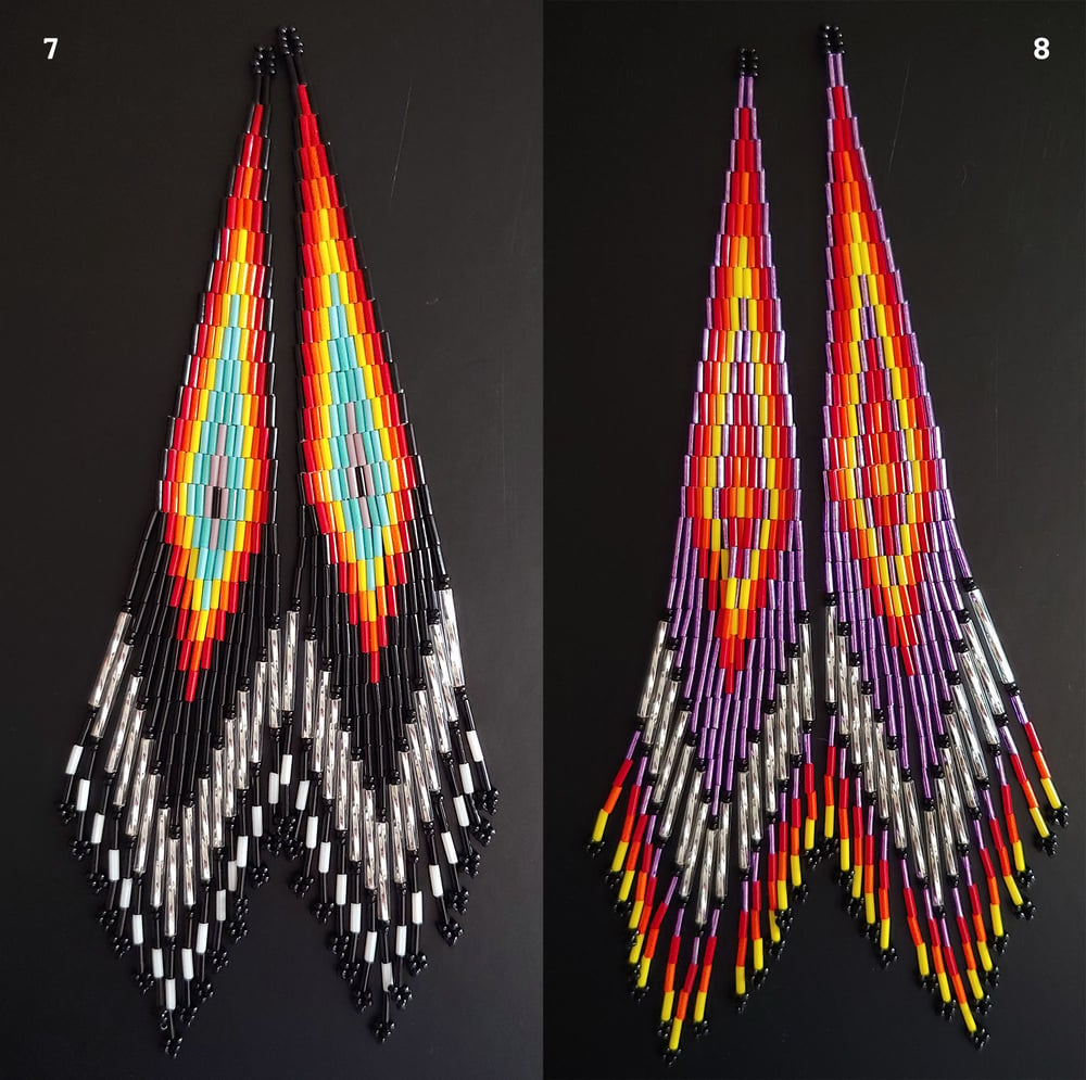 Image of Long Fringe Earrings