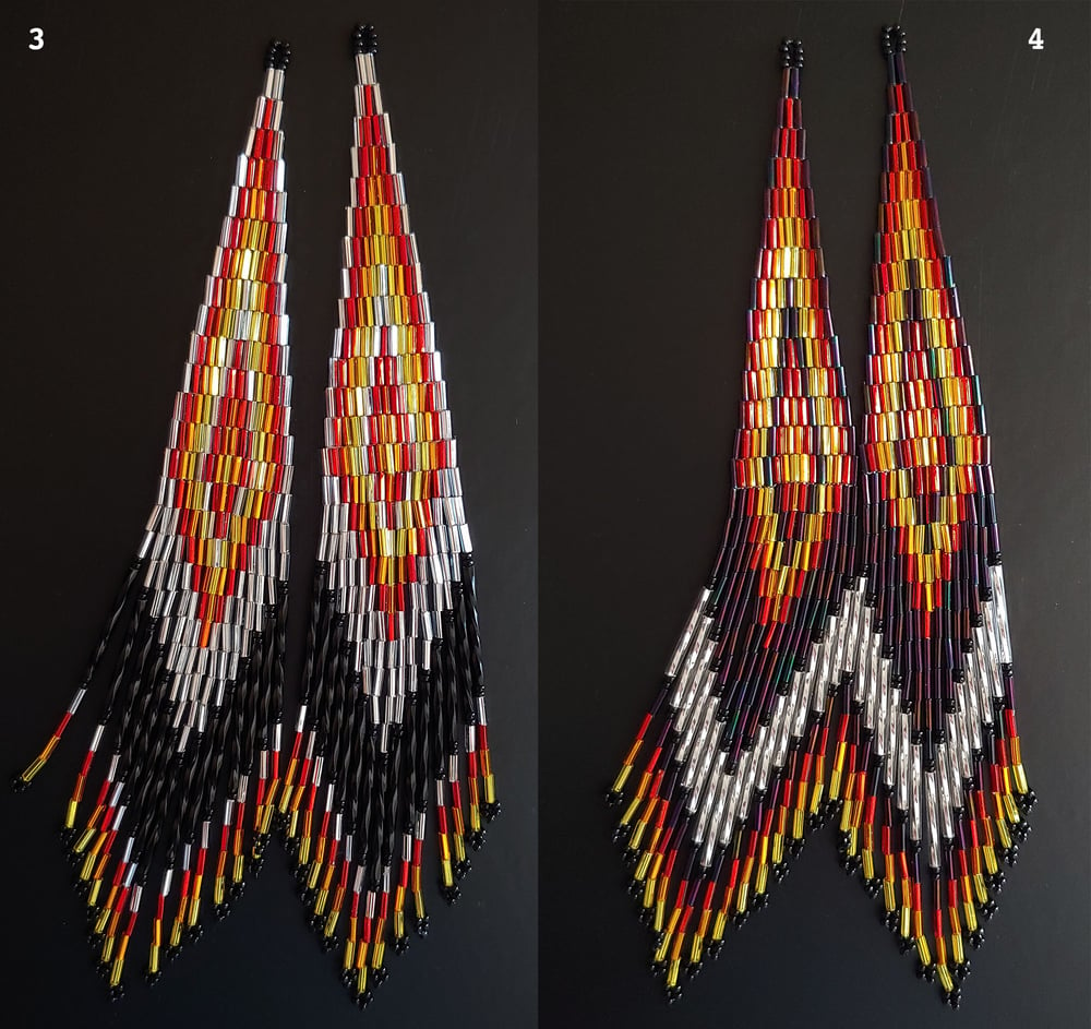 Image of Long Fringe Earrings