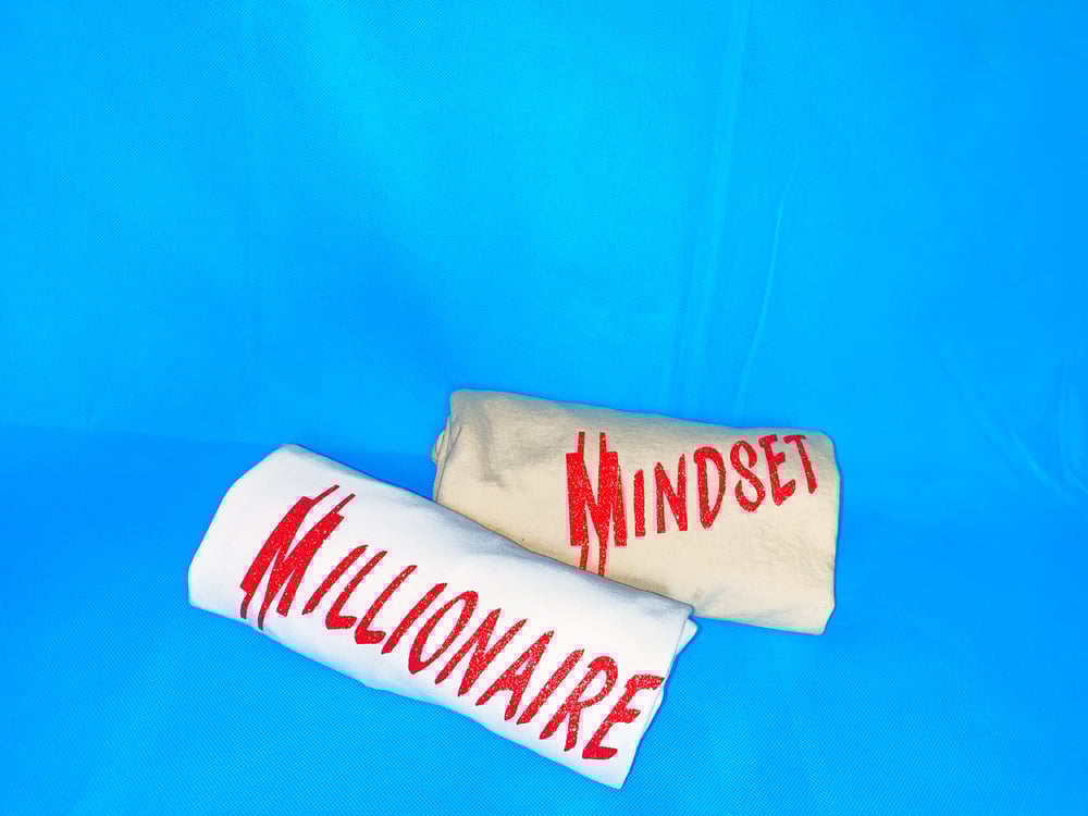 Image of Red Millionaire/Mindset Tee