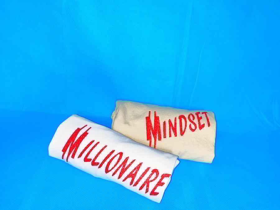 Image of Red Millionaire/Mindset Tee