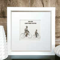 Image 1 of Adult and Child on Bike artwork