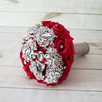 Image 4 of "Michelle" Brooch Bouquet (Available in other colors)