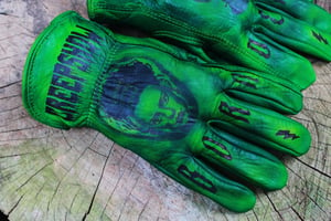 Image of Bride of Frankenstein/Monster Custom leather gloves