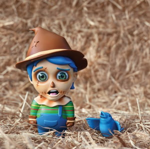 Image of RESTOCKED! Baby Scarecrow - Limited Edition Vinyl Figure SIGNED