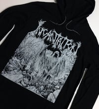 Image 2 of Incantation  " Rotting " Hooded hoodie T shirt