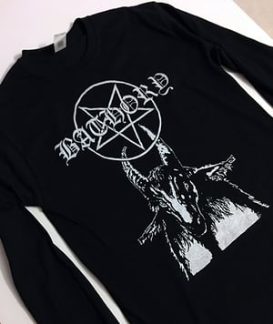 Image of Bathory " Pentagram " Long Sleeve T shirt