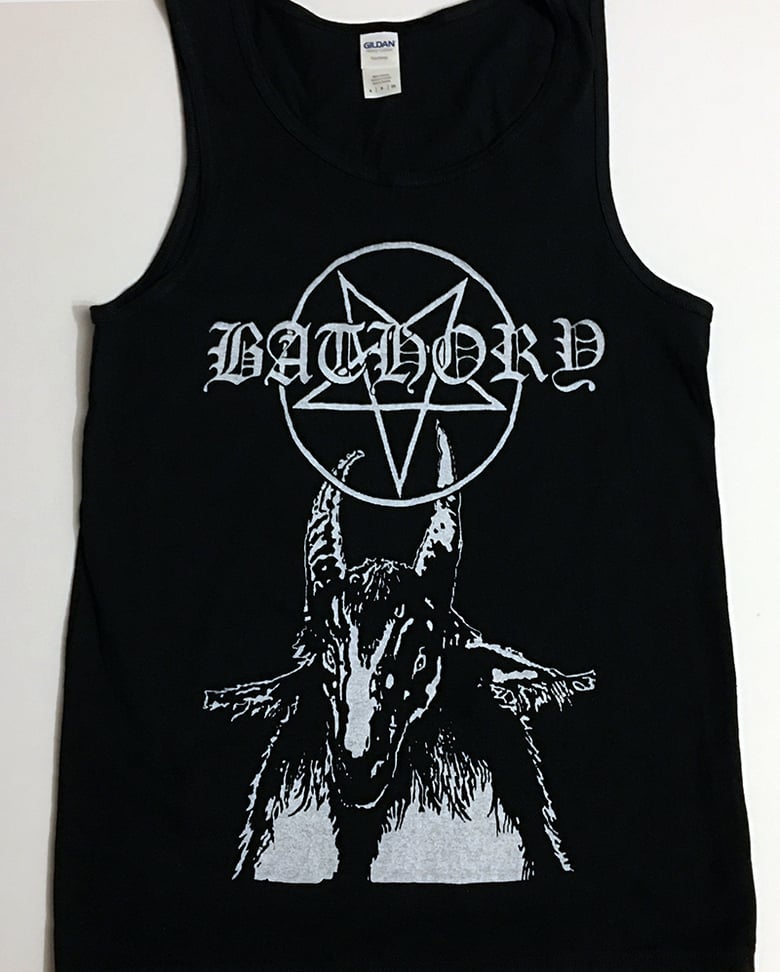Image of Bathory " Pentagram " TankTop T-shirt