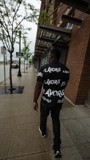 Image of Black FLAVS All Over Tee