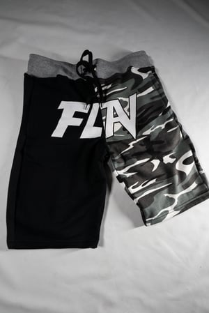 Image of Black Camo FLAV shorts