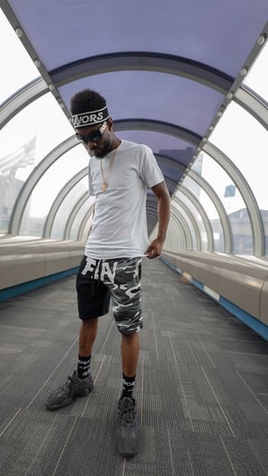 Image of Black Camo FLAV shorts