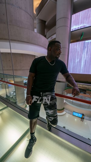 Image of Black Camo FLAV shorts