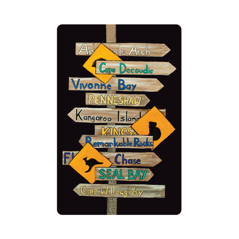 Image of Kangaroo Island Magnet - Signposts