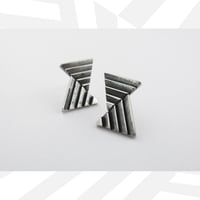 Twin Delta Ear Studs