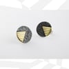 V&A Ear Studs with 9ct gold