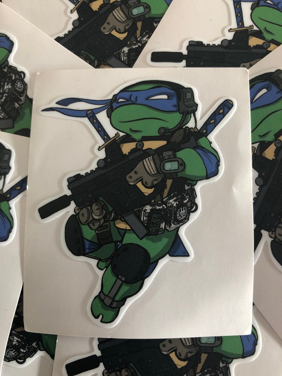 Sticker Leonardo - Tortugas Ninja