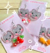 Cat Acrylic Earrings