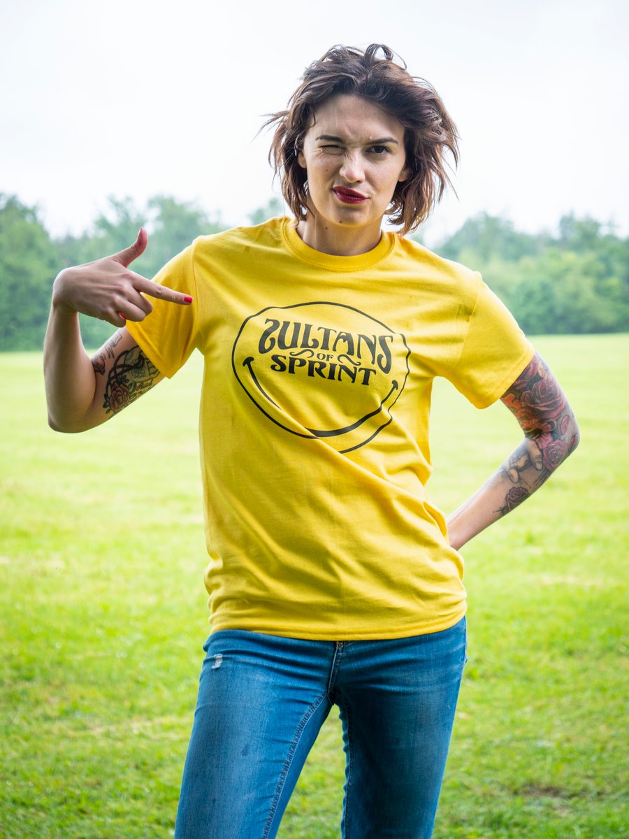 Image of Sultans of Sprint "Smiley" tee shirt