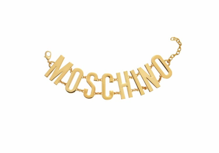 Image of H&M x Moschino Gold Plated Necklace Choker from 2018 SOLD OUT Collection