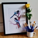 Image of Two For Joy  size 8” x 10” mounted