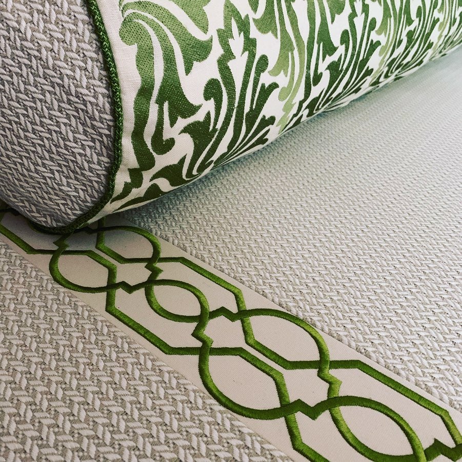 Image of Mint Leaves Floor Sofa