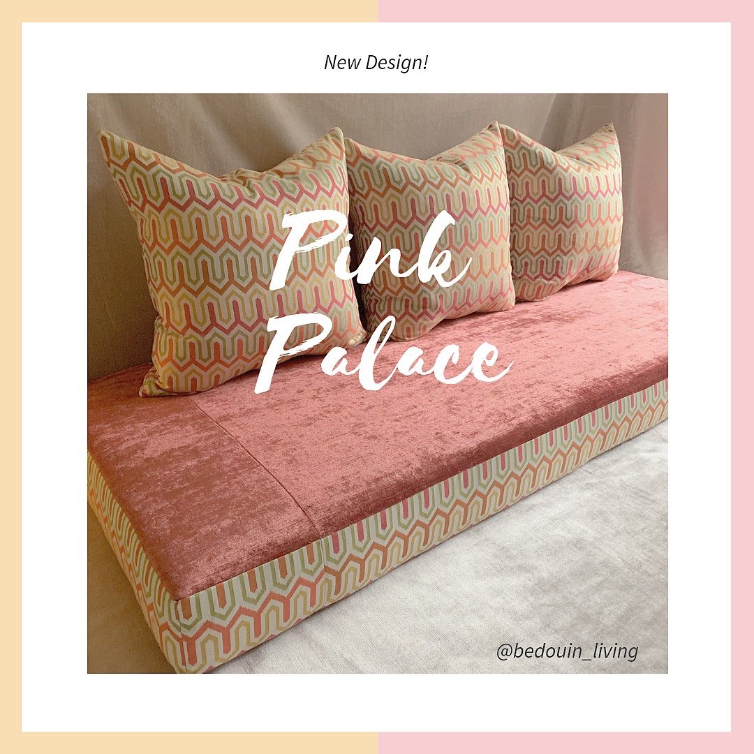 Image of Pink Palace Floor Sofa