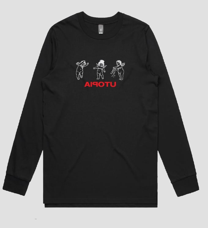 Image of Utopia long sleeve - black [pre-order]