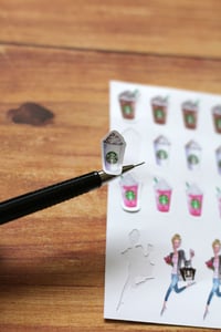 Image 2 of Coffee Girl Planner Stickers