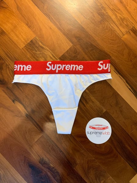 Image of Supreme Thong White