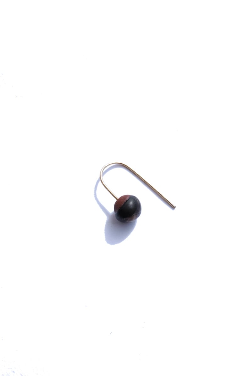 Image of palladium simple earring