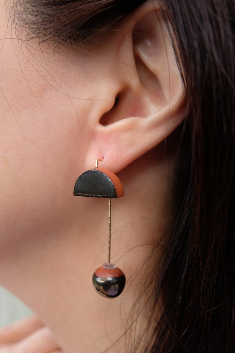 Image of pin earring