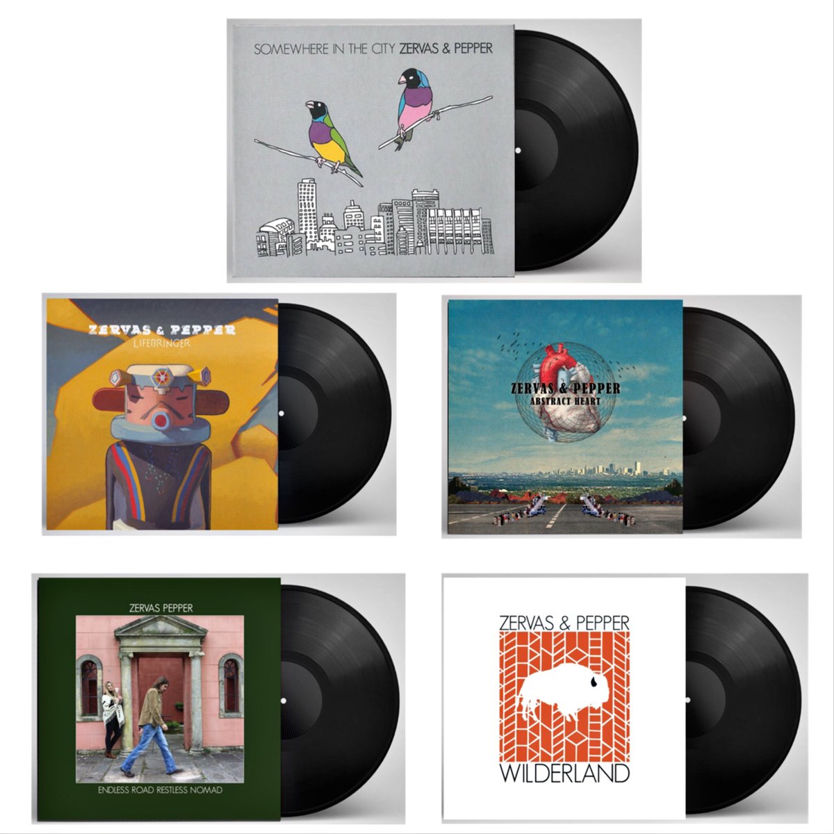 Zervas & Pepper — ZP Complete 5 x Vinyl LP Limited Edition