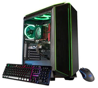 CUK Mantis Custom Gaming PC (AMD Ryzen 7 2700, 16GB DDR4-3000 RAM, 500GB SSD, RX 580 4GB, 500W Bronz