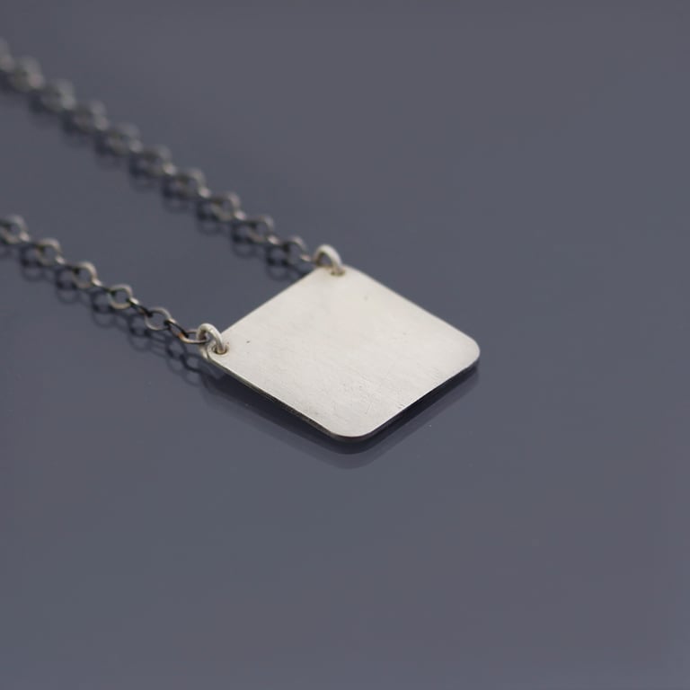 Sterling Silver Purdue Bell Tower Necklace Image 5