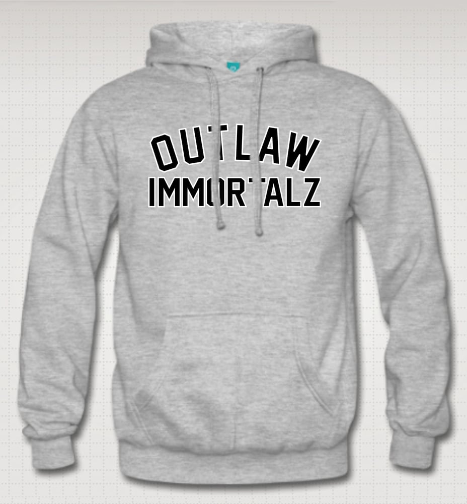 Image of Outlaw Immortalz Hoodie - Comes in Black,Grey,Red,Navy Blue