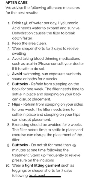 Image of Booty Filler Session (transfer fee included)