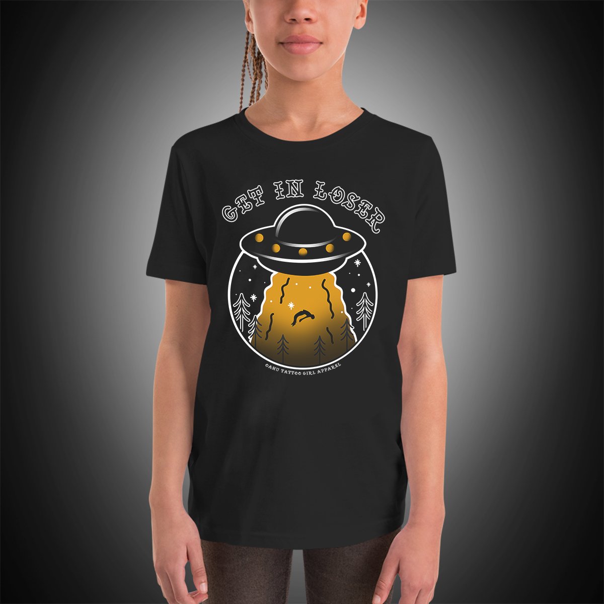 Image of Get in Loser UFO Youth T