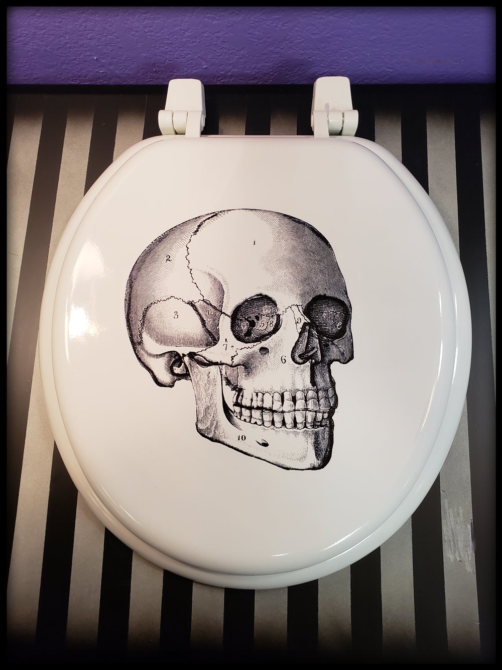 Image of Skull Toilet Seat