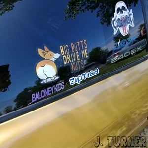 Image of Big Butts Drive Me NUTS Sticker