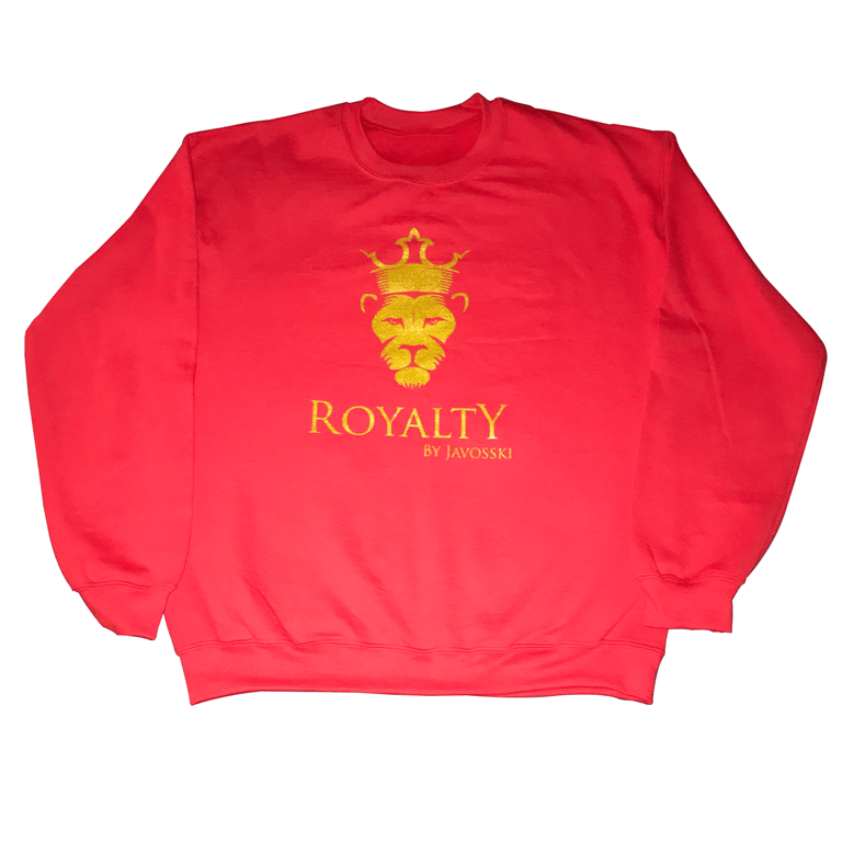 Image of Red x Gold (CREWNECK) Royalty