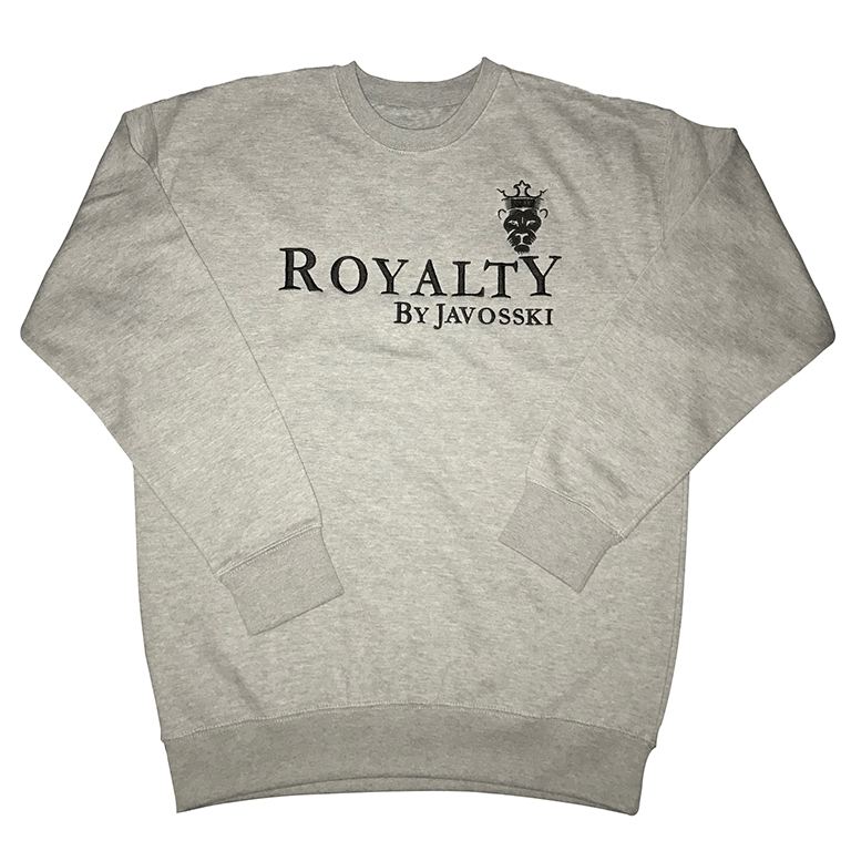Image of Grey x Black (CREWNECK) Royalty
