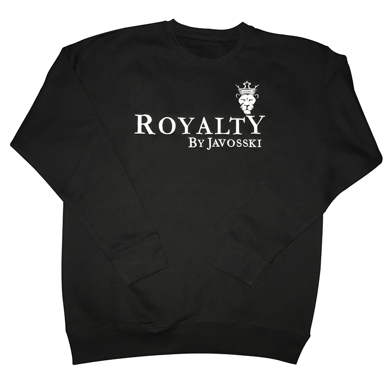 Image of Black x White (CREWNECK) Royalty