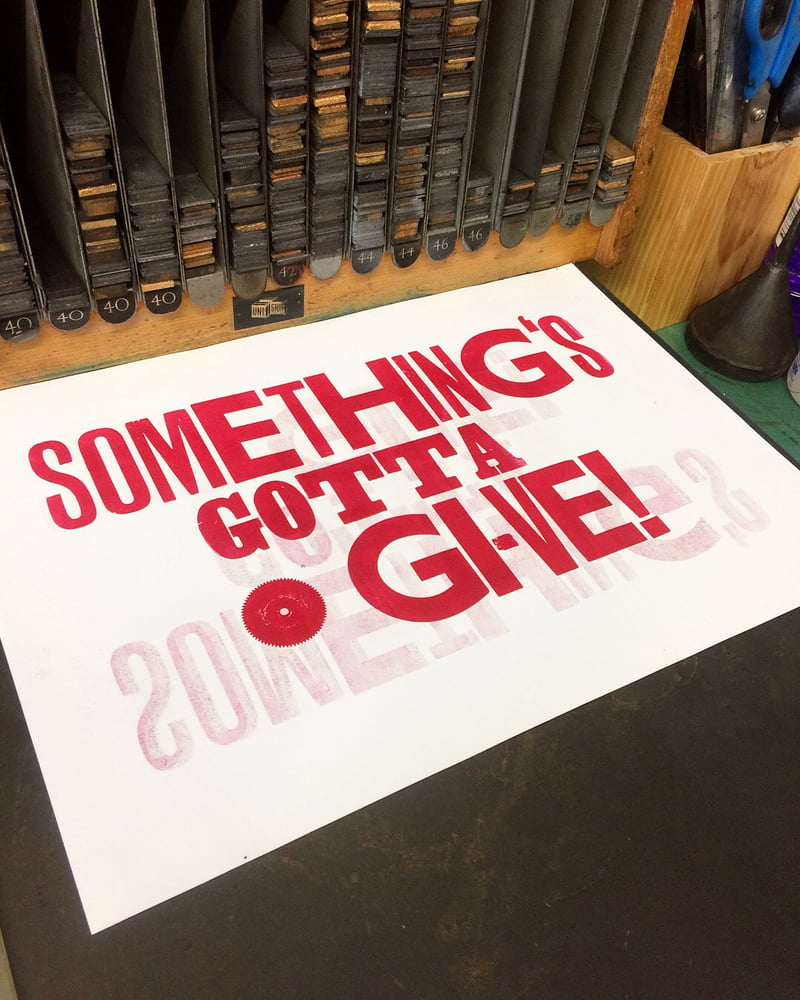 Image of  LETTERPRESS ONE TO ONE SESSIONS. 3 hours. £70.00