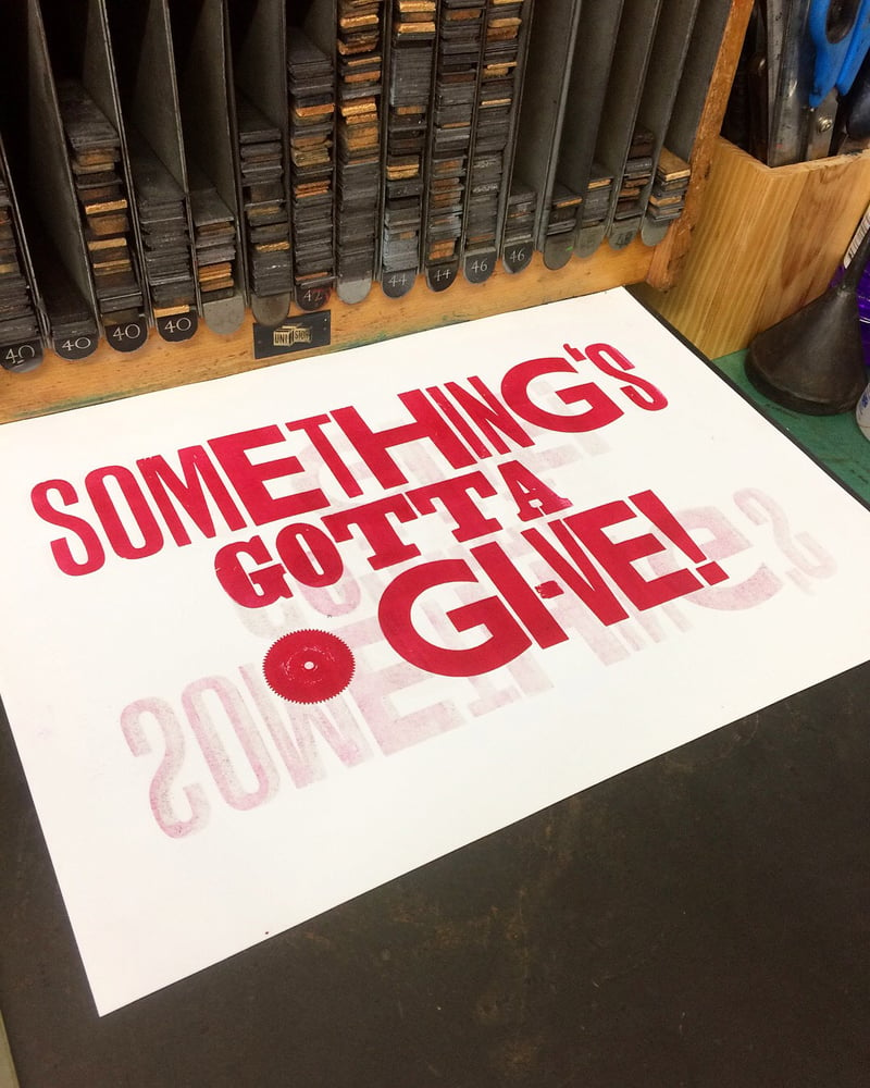 Image of  LETTERPRESS ONE TO ONE SESSIONS. 3 hours. £85.00