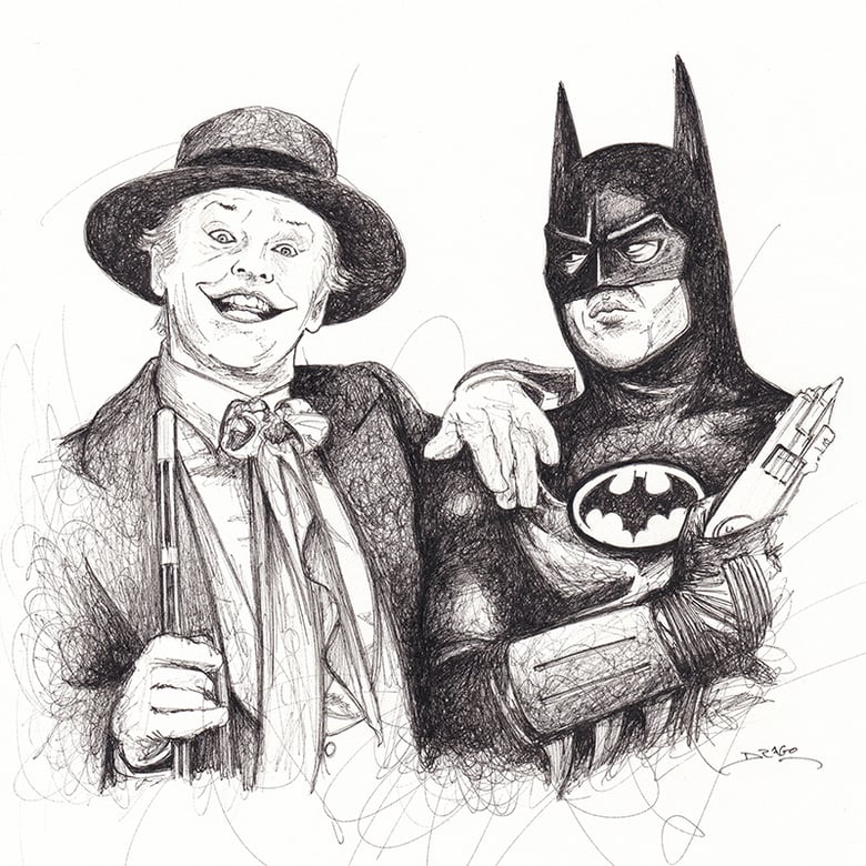 Image of Batman Doodle
