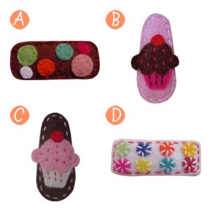 Image of big girl hair clips #8