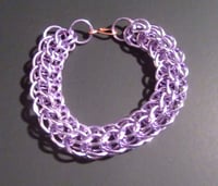 Light Purple Anodized Aluminum Persian 6 in 1 Bracelet 